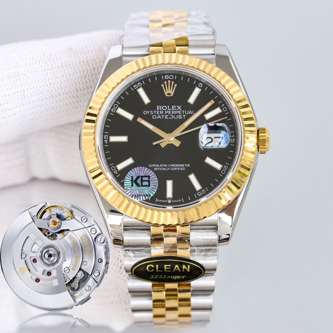 【12-15日にお届け】Rolex メンズ 腕時計 デイトジャスト  42MM  4色
