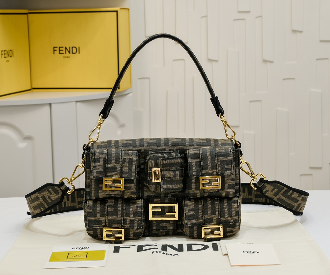 【Fendi】 Baguette 27*17*8CM
