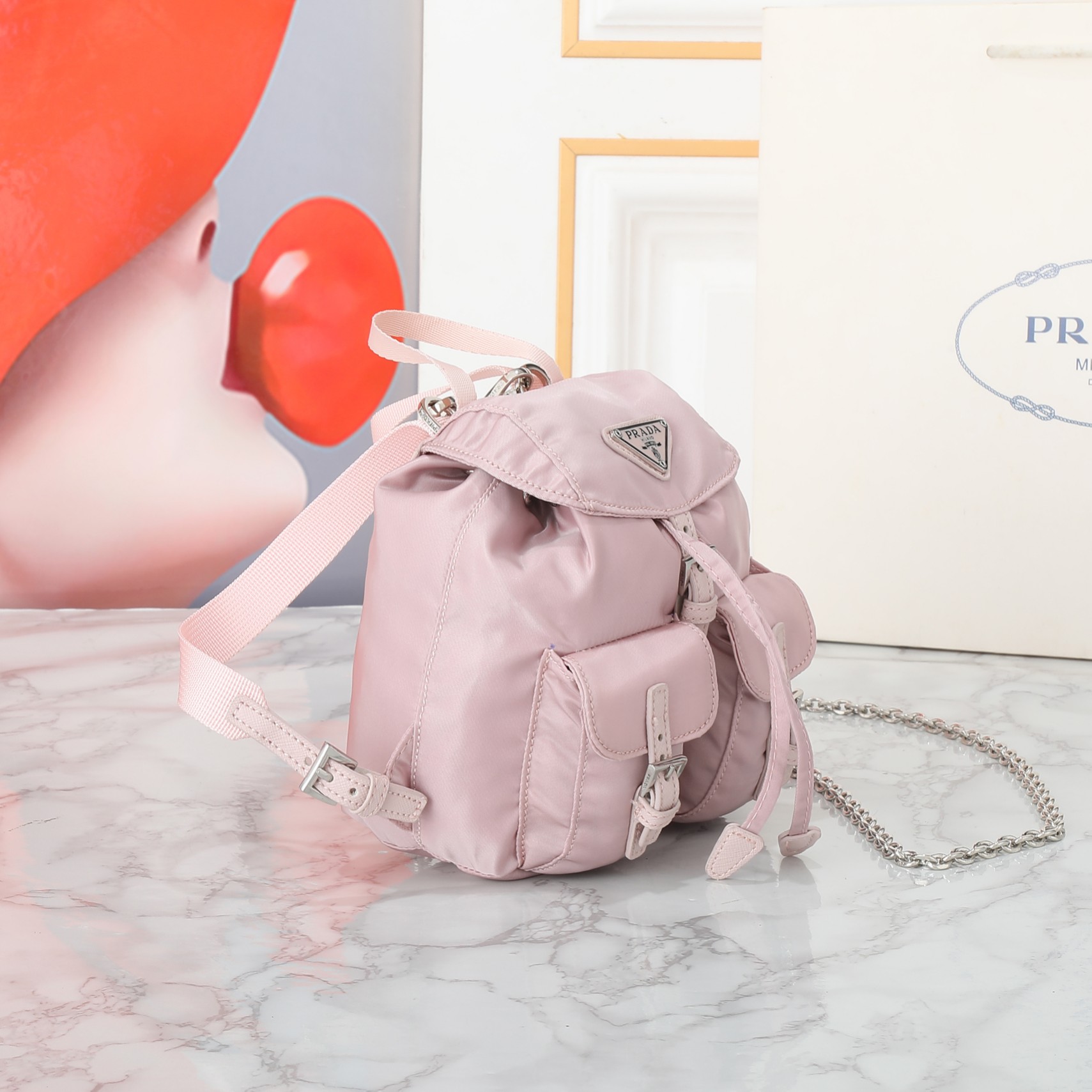 【PRADA】16*16*9cm
