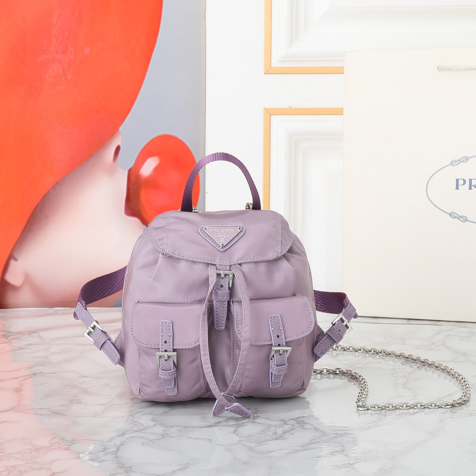 【PRADA】16*16*9cm