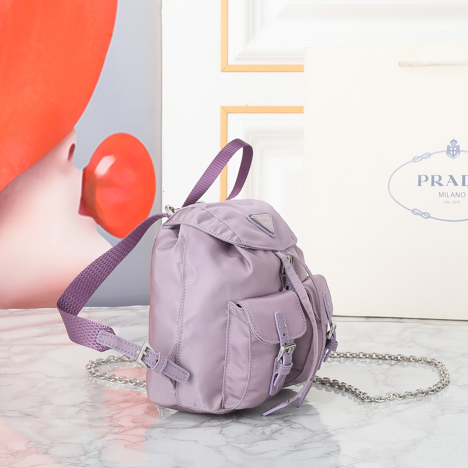 【PRADA】16*16*9cm