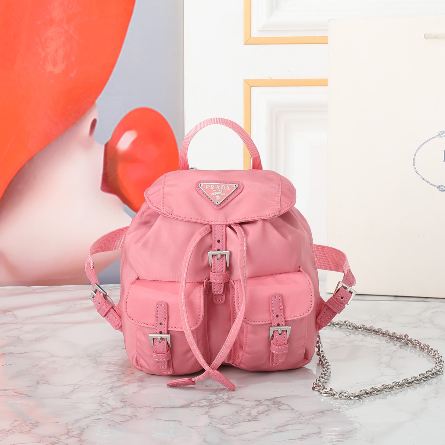 【PRADA】16*16*9cm