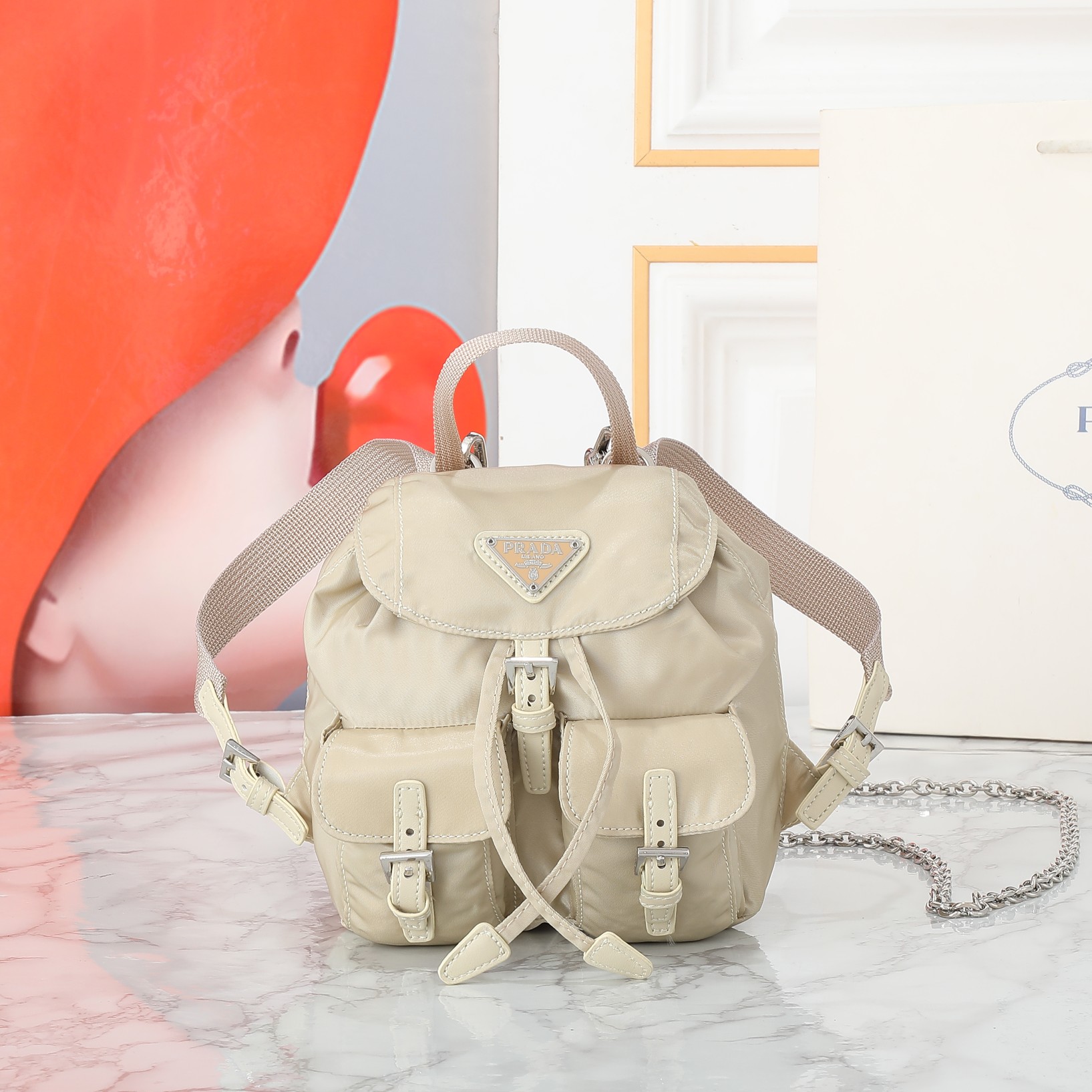 【PRADA】16*16*9cm