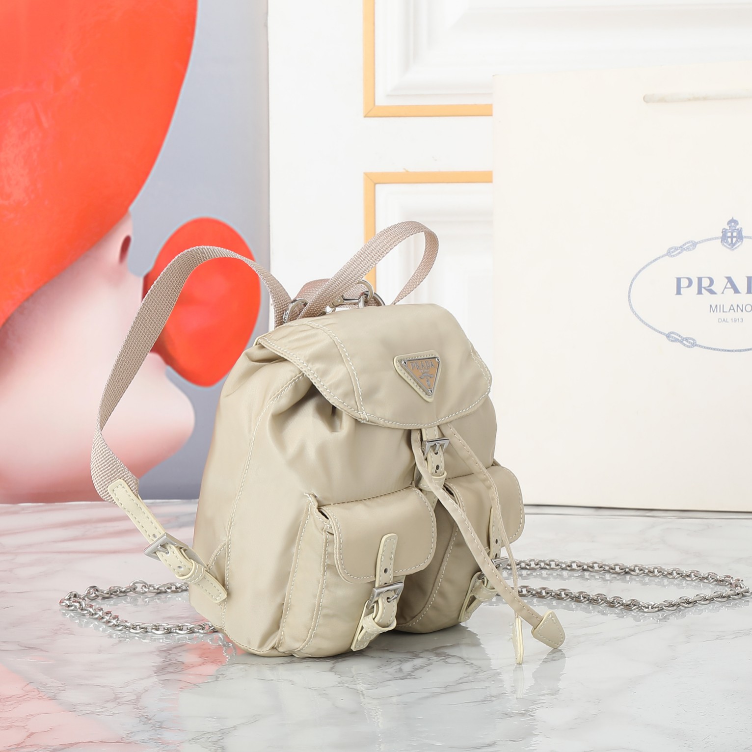 【PRADA】16*16*9cm