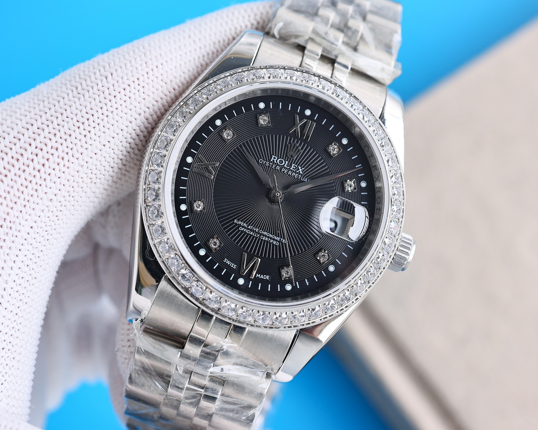 【12-15日にお届け】Rolex メンズ 腕時計 デイトジャスト  40MM  2色