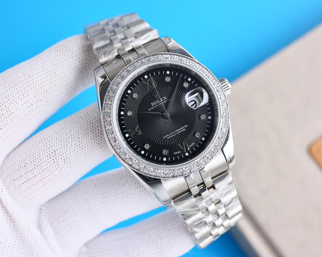 【12-15日にお届け】Rolex メンズ 腕時計 デイトジャスト  40MM  2色