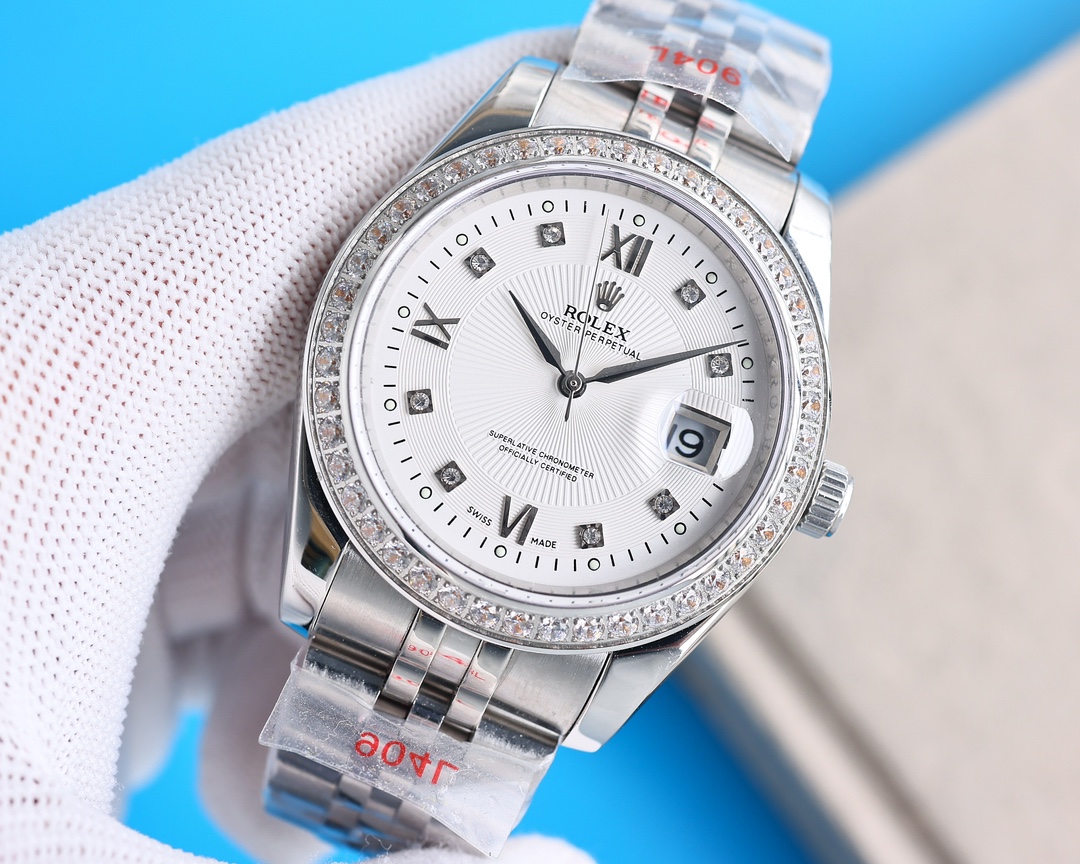 【12-15日にお届け】Rolex メンズ 腕時計 デイトジャスト  40MM  2色