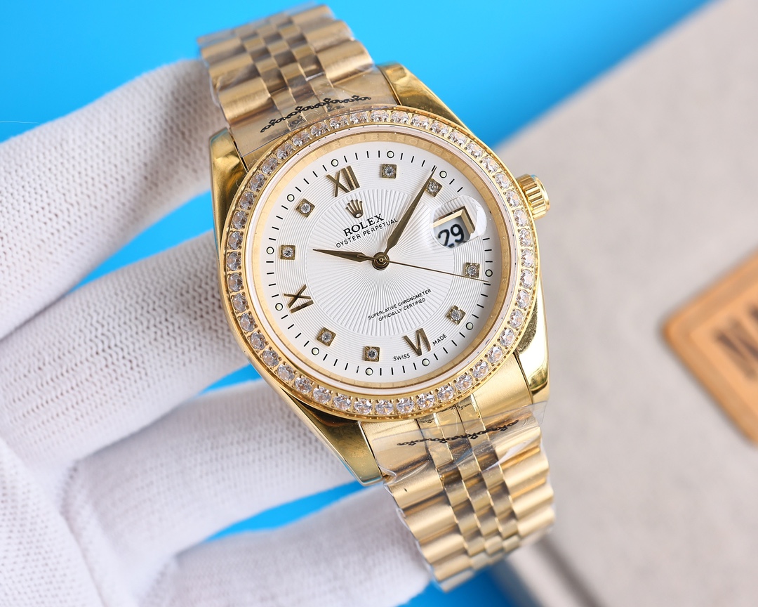 【12-15日にお届け】Rolex メンズ 腕時計 デイトジャスト  40MM  5色
