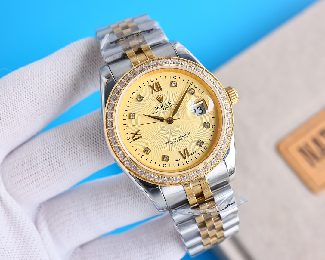 【12-15日にお届け】Rolex メンズ 腕時計 デイトジャスト  40MM  5色