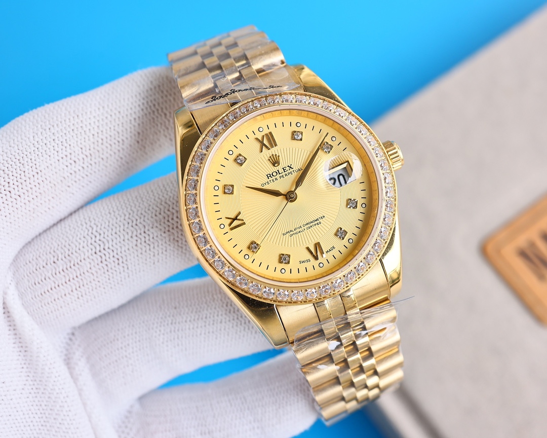 【12-15日にお届け】Rolex メンズ 腕時計 デイトジャスト  40MM  5色
