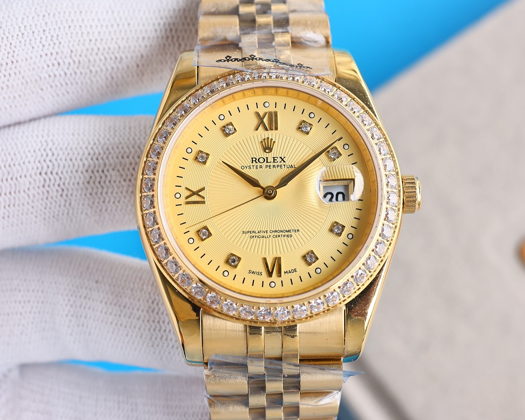 【12-15日にお届け】Rolex メンズ 腕時計 デイトジャスト  40MM  5色
