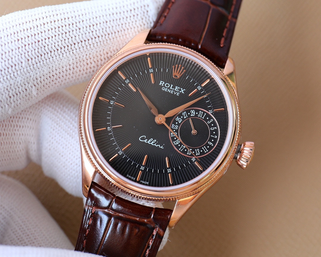 【12-15日にお届け】Rolex メンズ 腕時計  1908  39 MM  2色