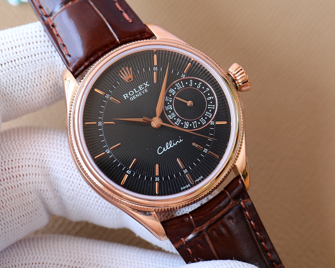 【12-15日にお届け】Rolex メンズ 腕時計  1908  39 MM  2色