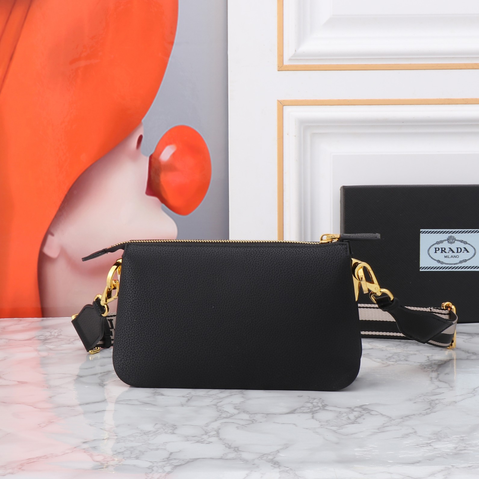 【PRADA】23*14*6.5CM