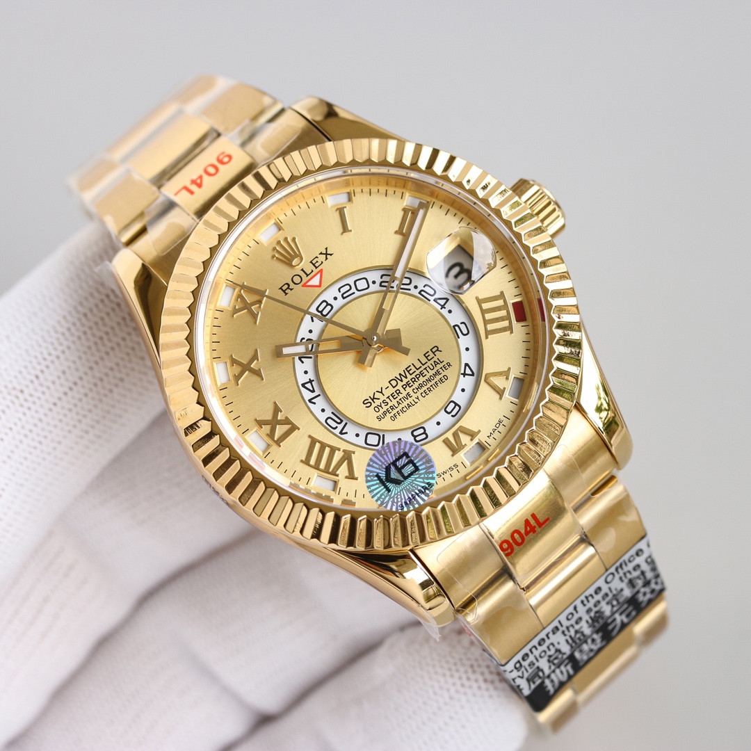【12-15日にお届け】Rolex メンズ 腕時計 スカイドゥエラー   42MM