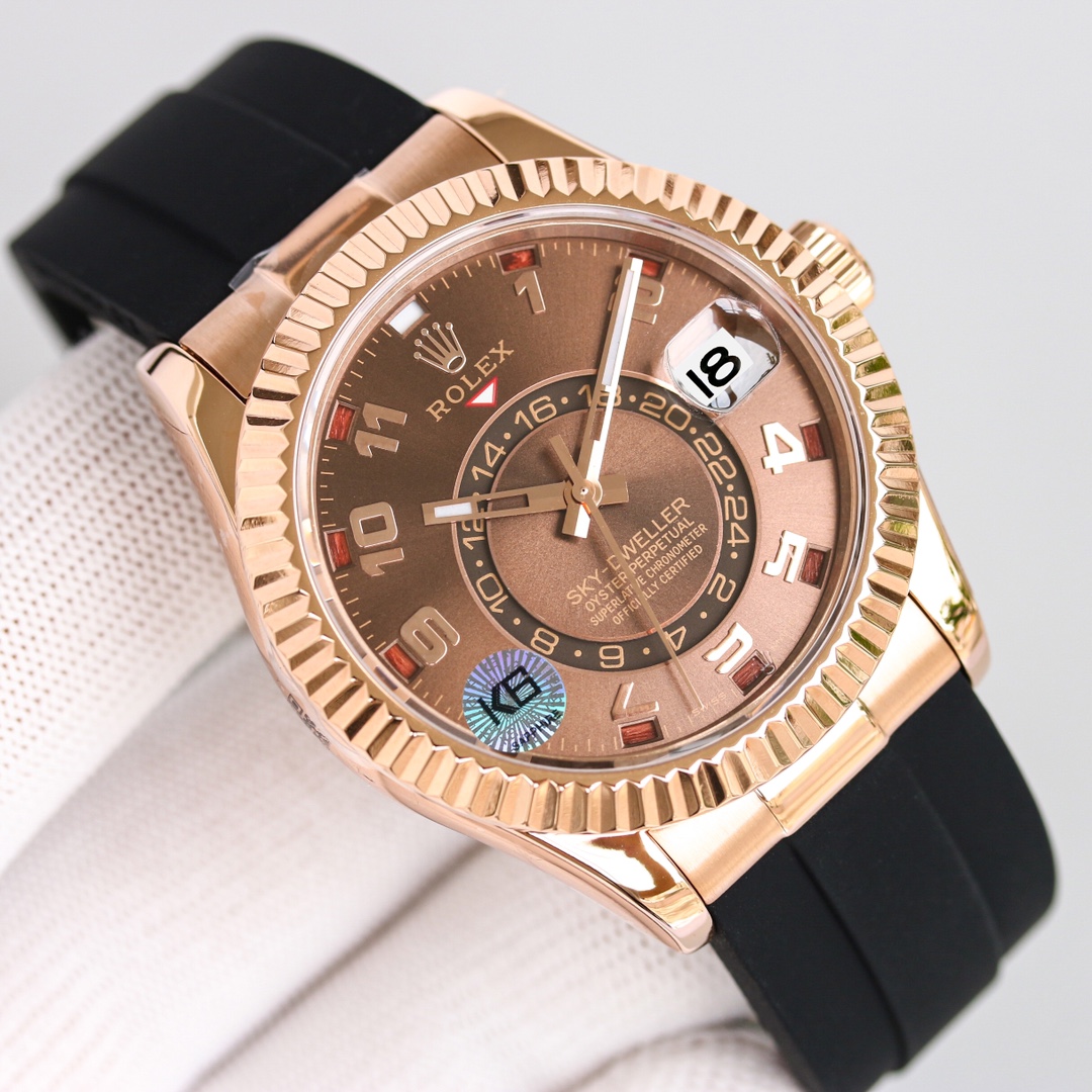 【12-15日にお届け】Rolex メンズ 腕時計 スカイドゥエラー  42MM 2色