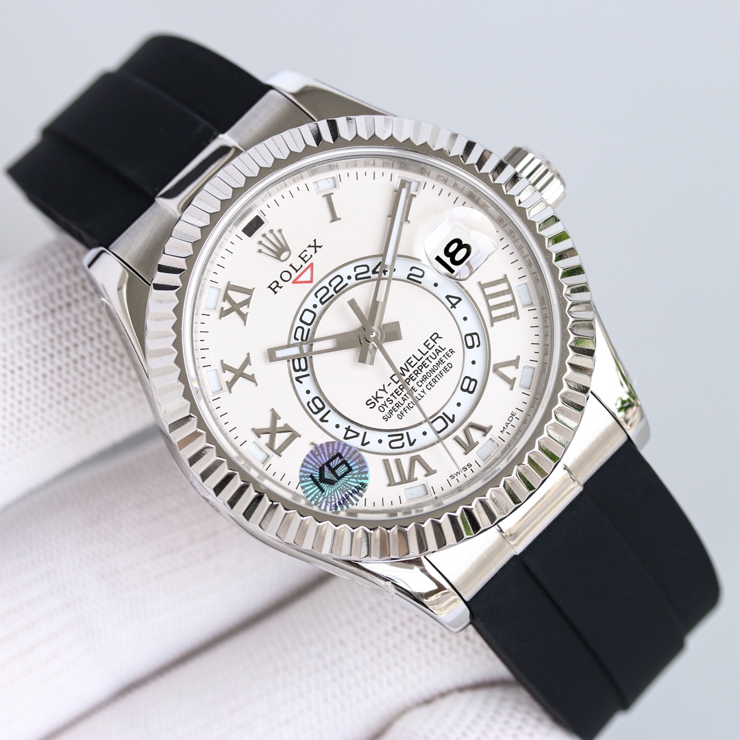 【12-15日にお届け】Rolex メンズ 腕時計 スカイドゥエラー  42MM  2色