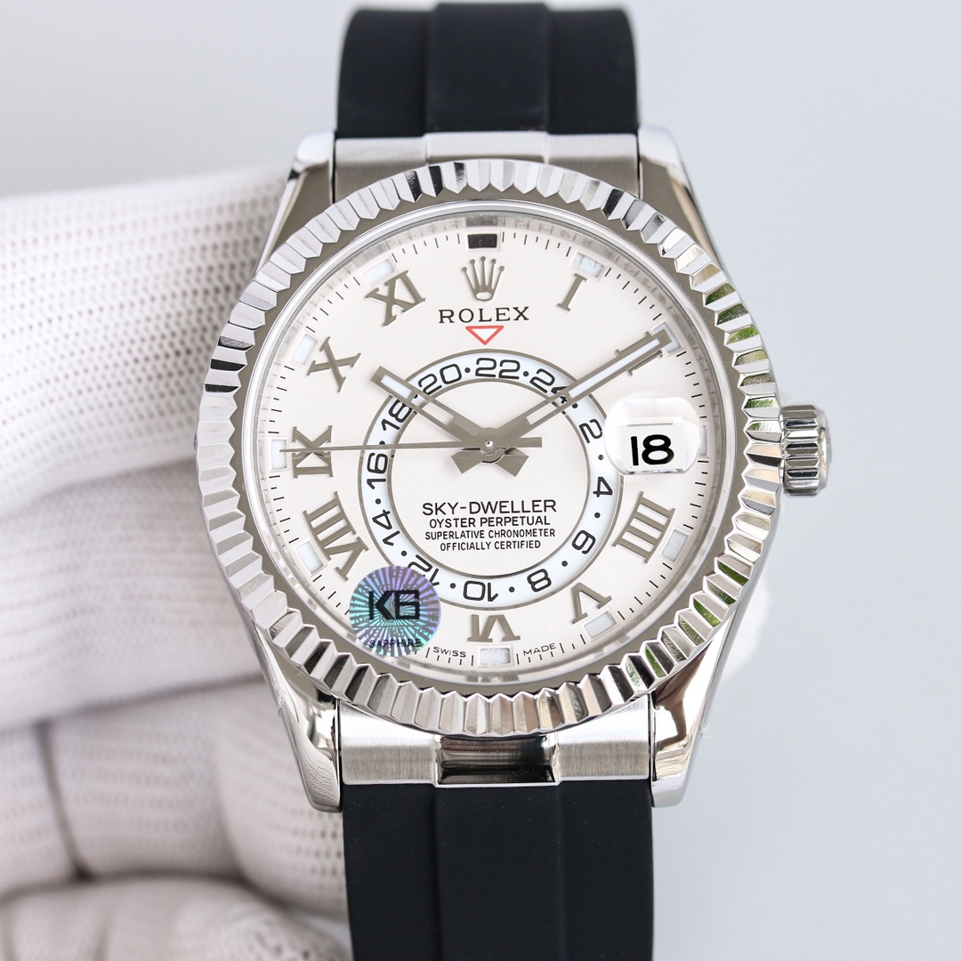 【12-15日にお届け】Rolex メンズ 腕時計 スカイドゥエラー  42MM  2色