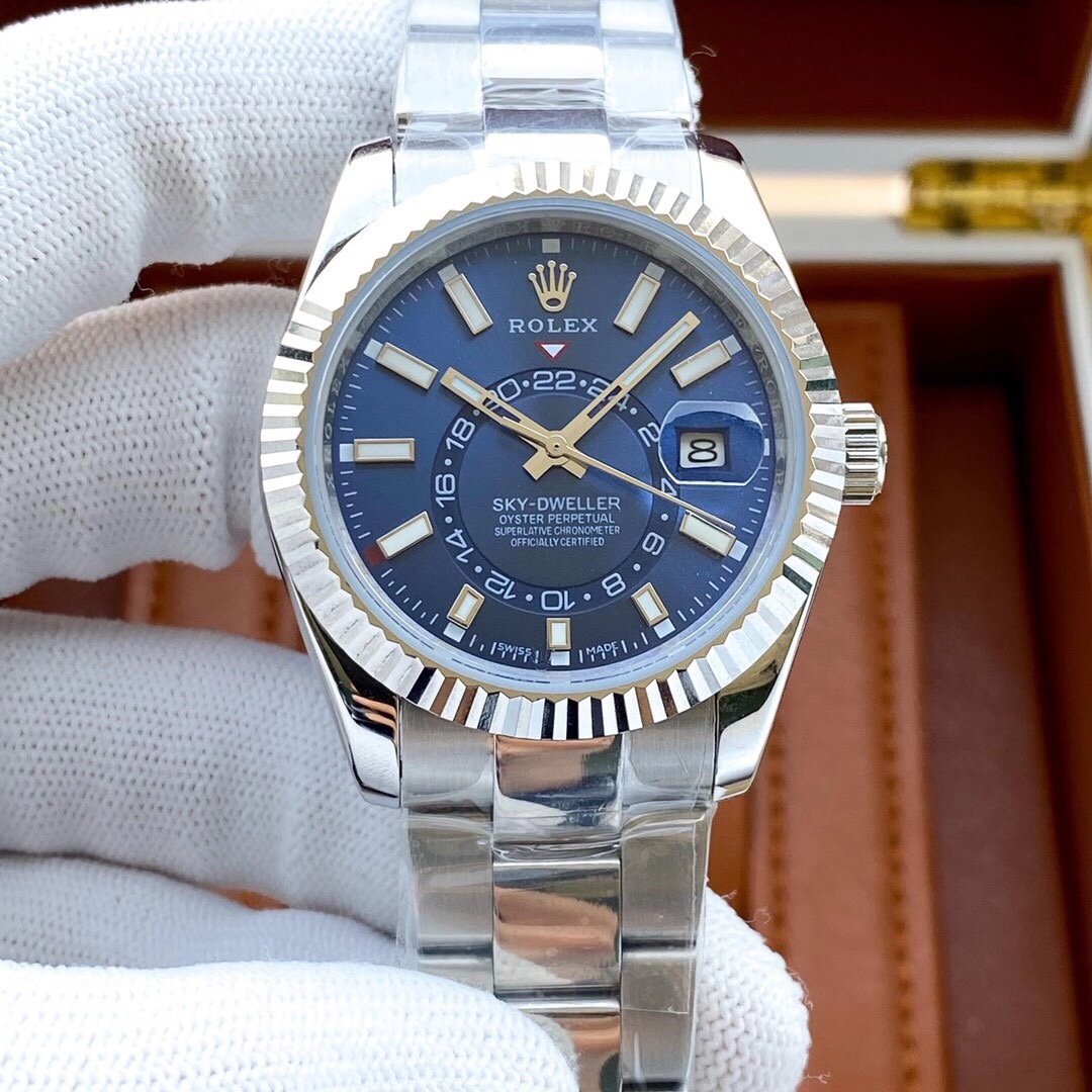 【12-15日にお届け】Rolex メンズ 腕時計 スカイドゥエラー  42MM 5色