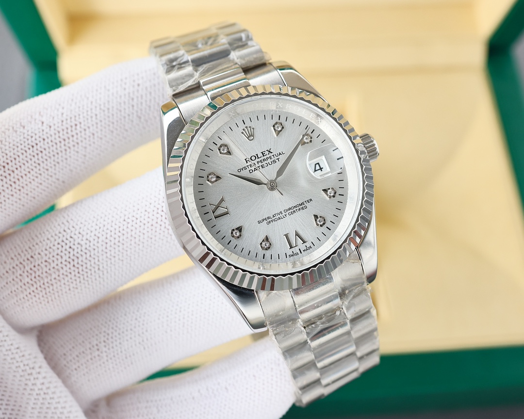 【12-15日にお届け】Rolex メンズ 腕時計 デイトジャスト  40MM 