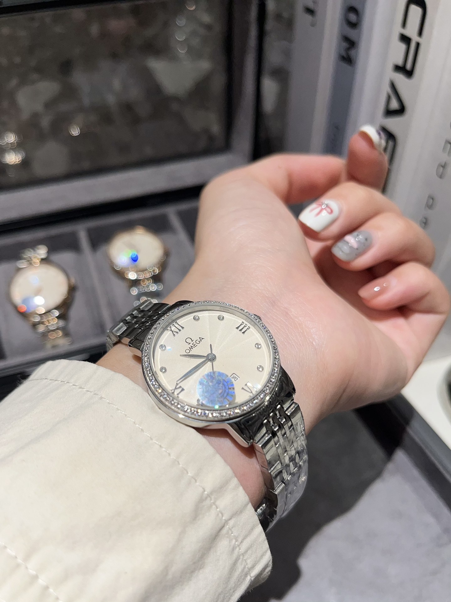 【15-20日間の輸送時間】【OMEGA】レディース  34mm