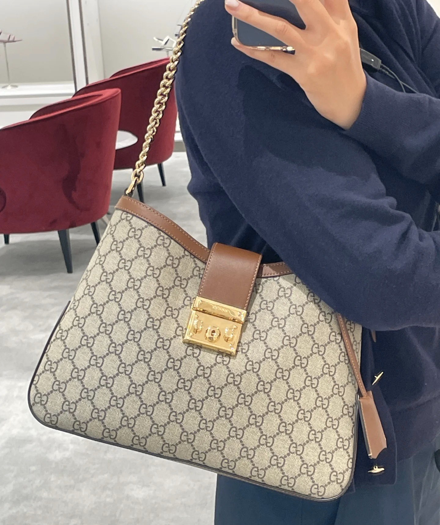 【GUCCI】padlock 28*23*5CM