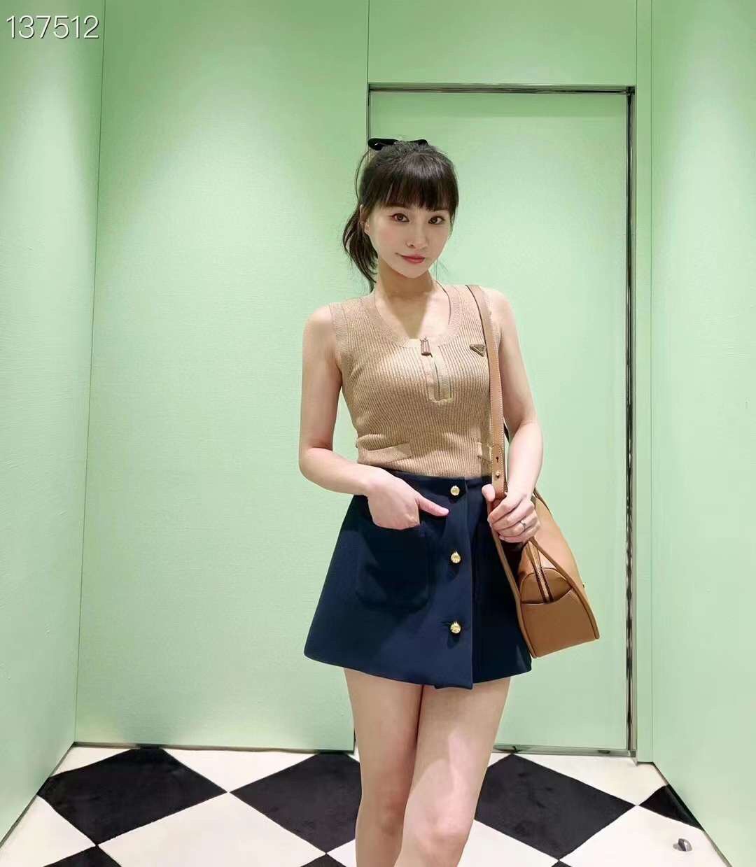 【PRADA】Lindy 25*18*10.5cm