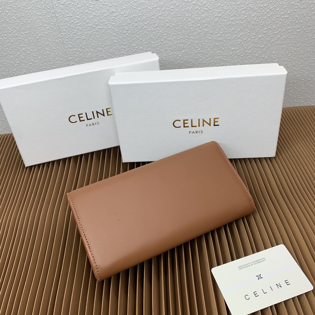 【CELINE】TRIOMPHE CANVAS 19*10*3CM