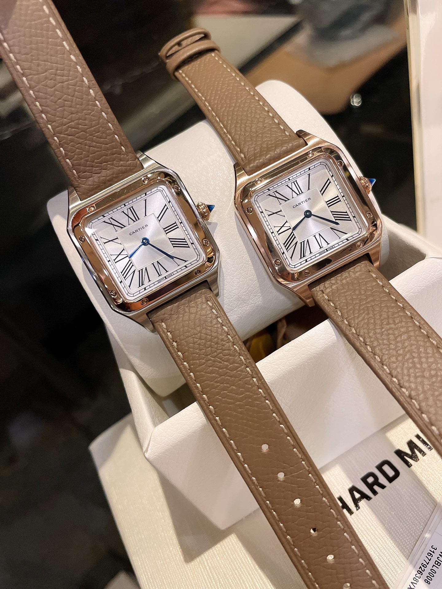 【15-20日間の輸送時間】【CARTIER】SANTOS 28mm×38mm