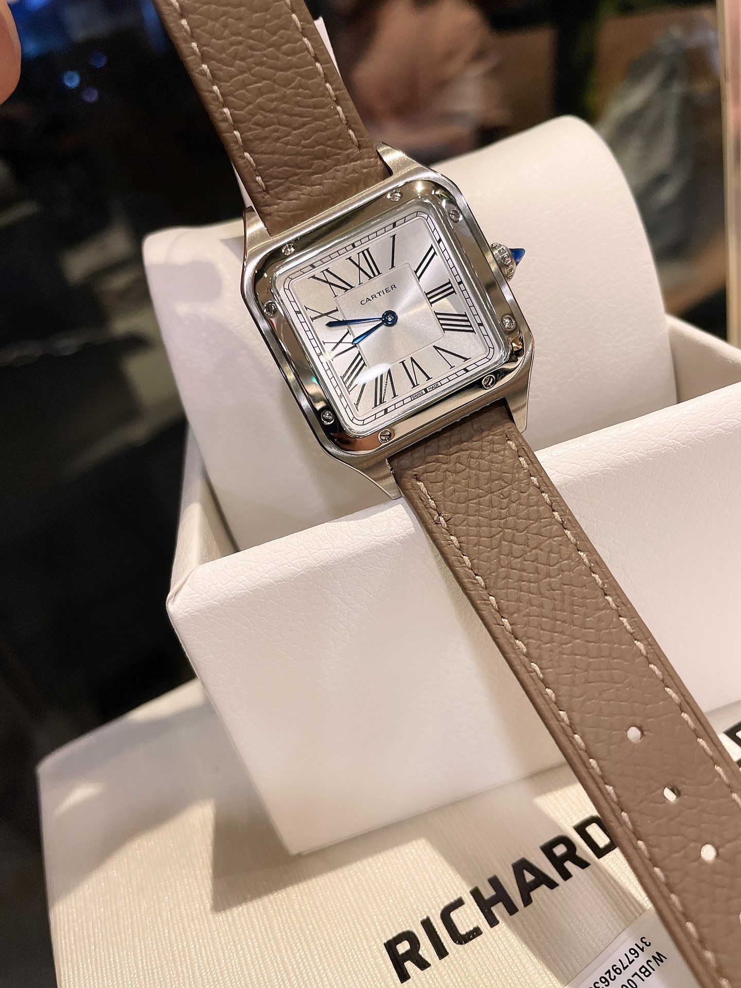 【15-20日間の輸送時間】【CARTIER】SANTOS 28mm×38mm