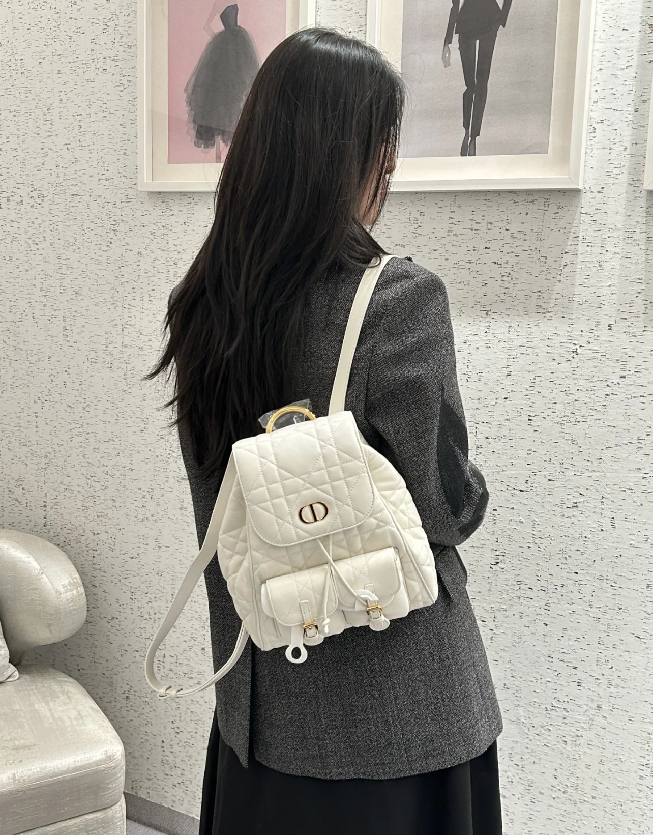 【DIOR 】Caro 23 x26.7x 12.5CM