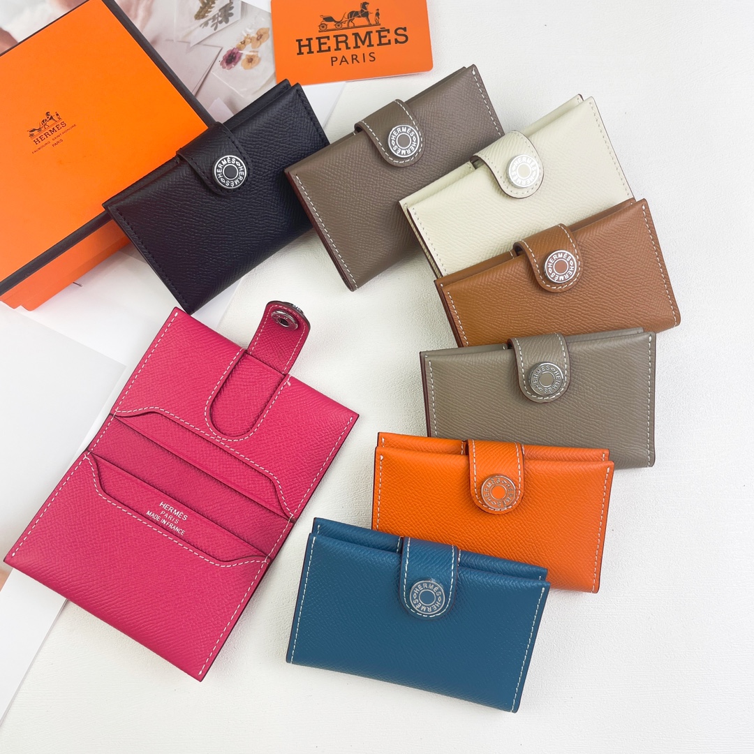 【Hermes 】Evercolor 10.5 x 7 x 2CM