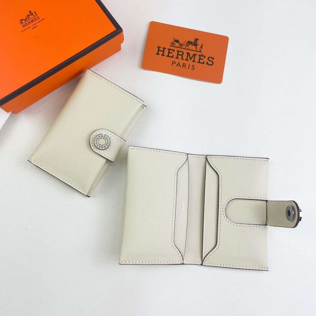 【Hermes 】Evercolor 10.5 x 7 x 2CM