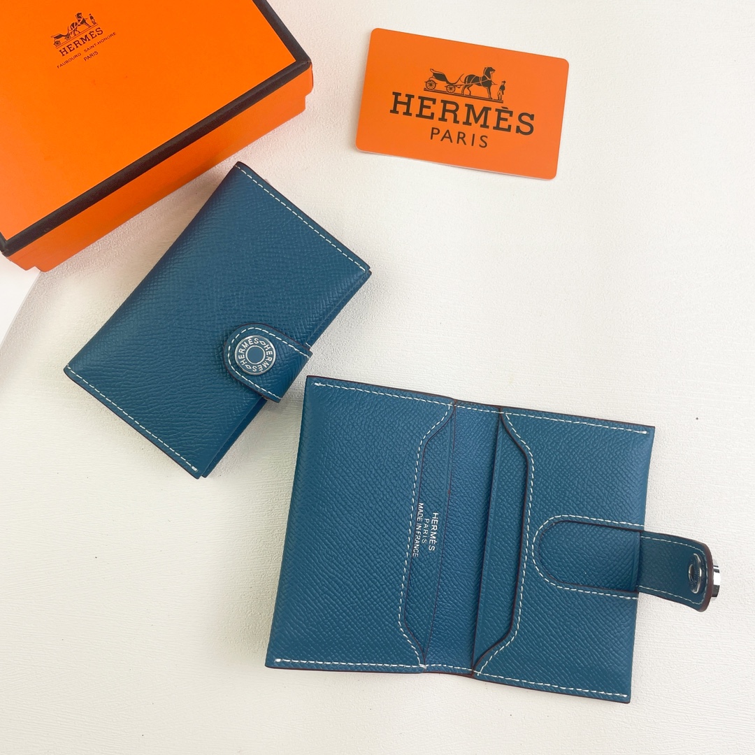 【Hermes 】Evercolor 10.5 x 7 x 2CM