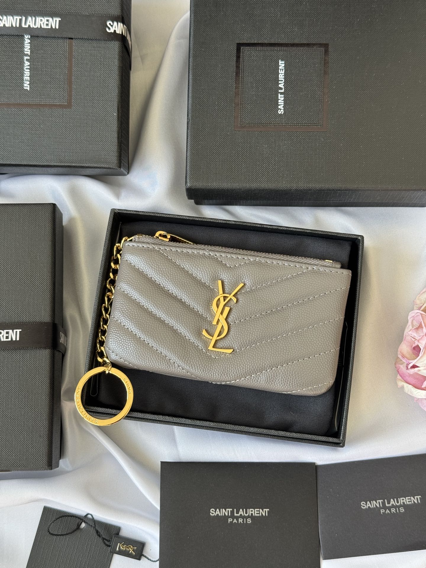 【Yves Saint laurent】高品質の 13x7.5x2cm