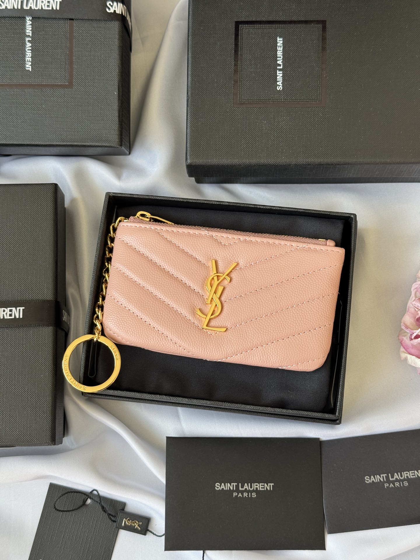 【Yves Saint laurent】高品質の 13x7.5x2cm
