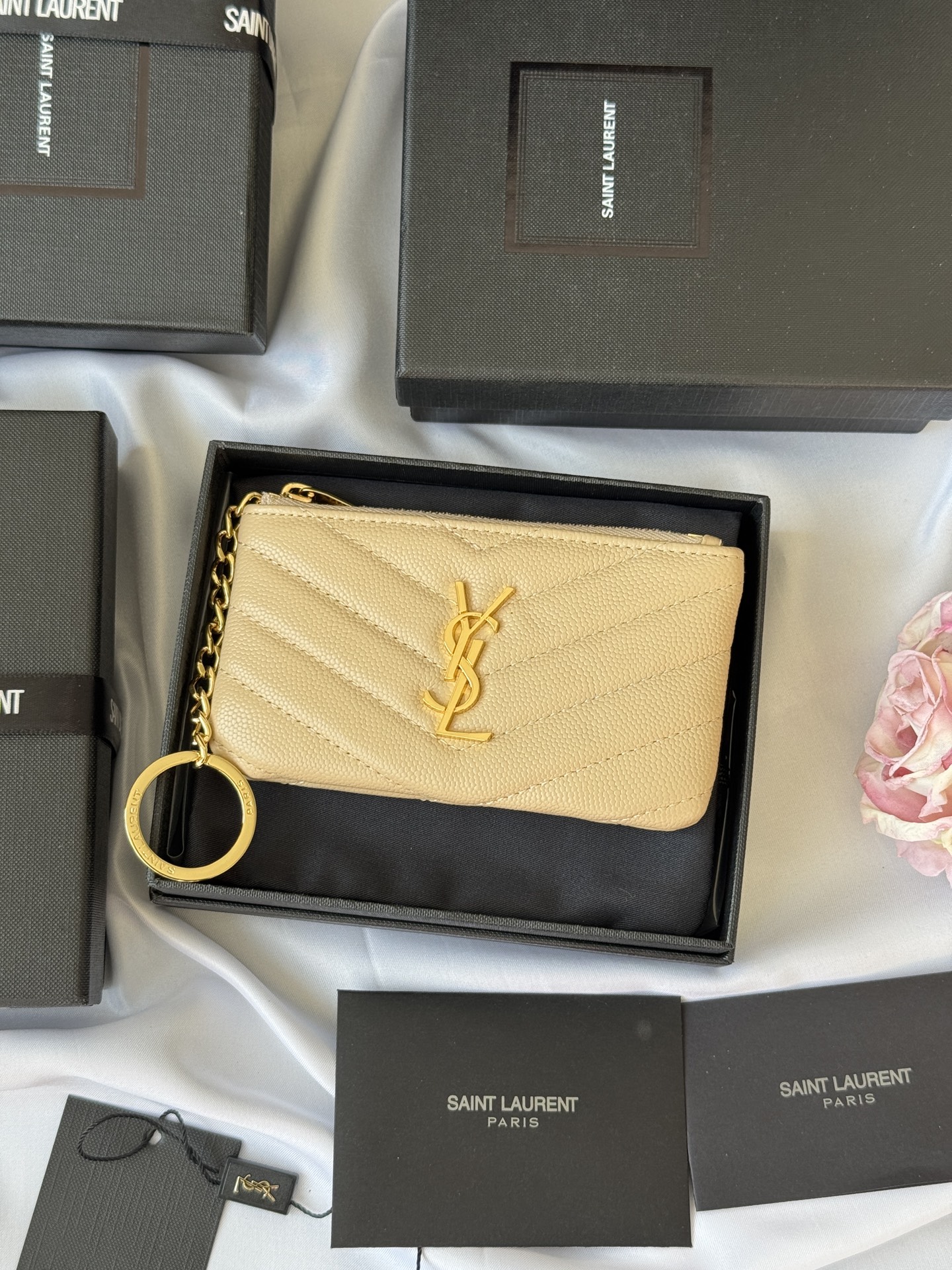 【Yves Saint laurent】高品質の 13x7.5x2cm