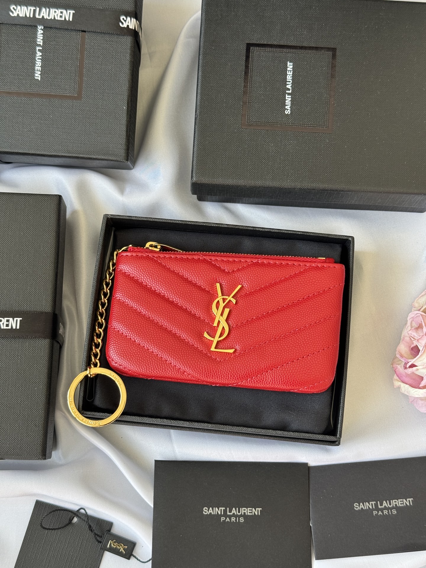 【Yves Saint laurent】高品質の 13x7.5x2cm