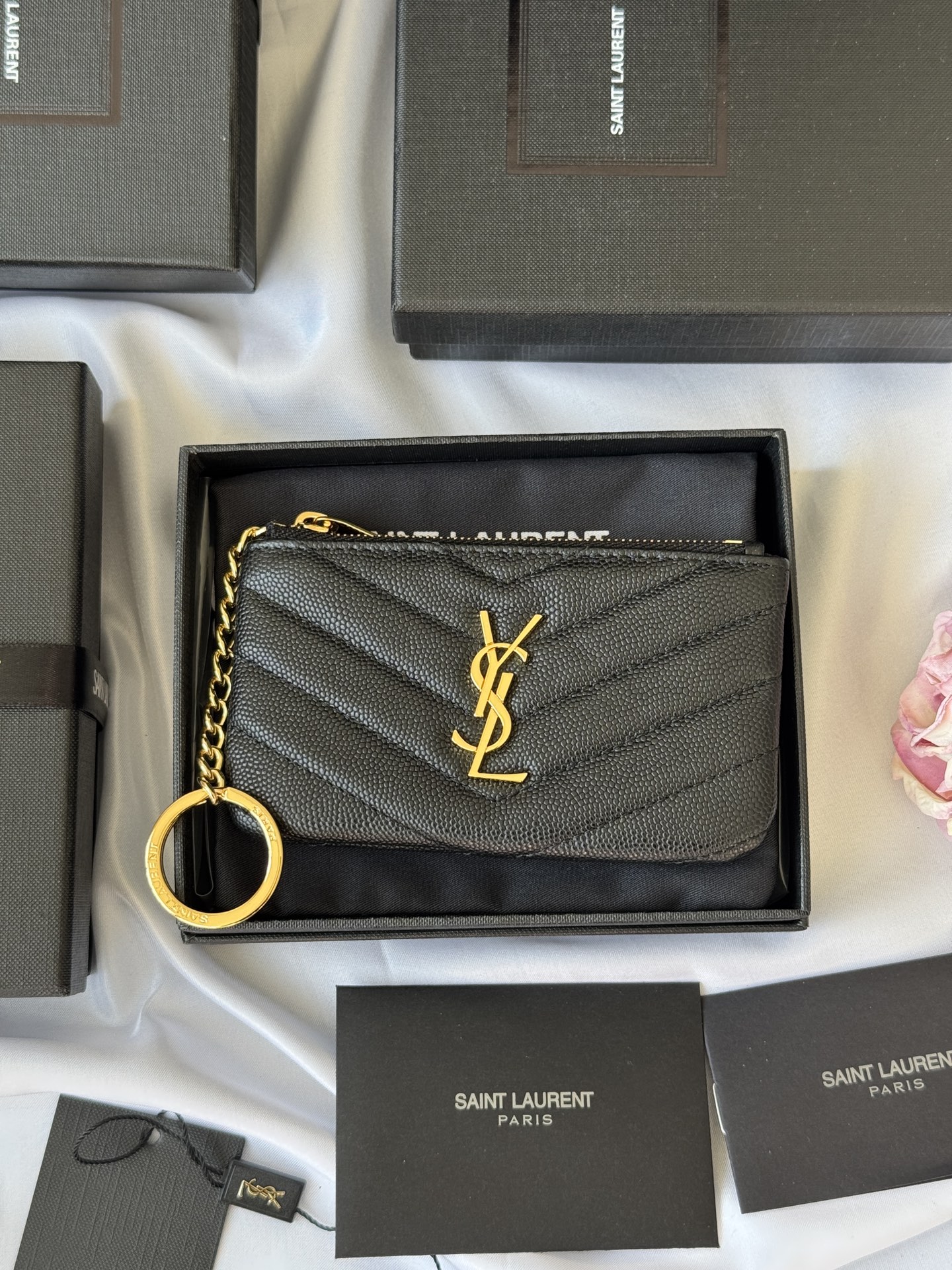 【Yves Saint laurent】高品質の 13x7.5x2cm