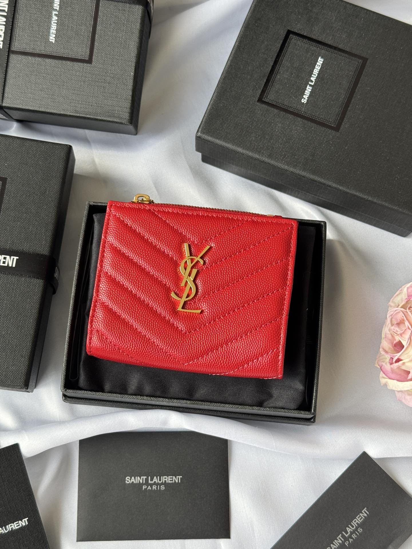 【Yves Saint laurent】高品質 13*9*1.5cm