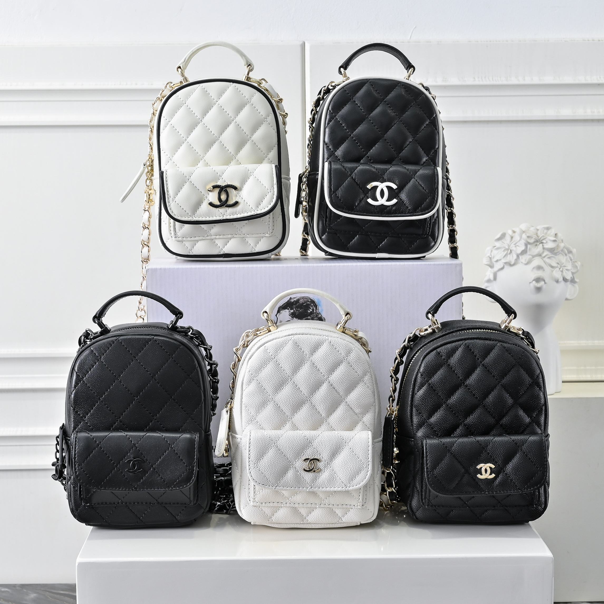 【シャネル】mini  12.5/19/7cm