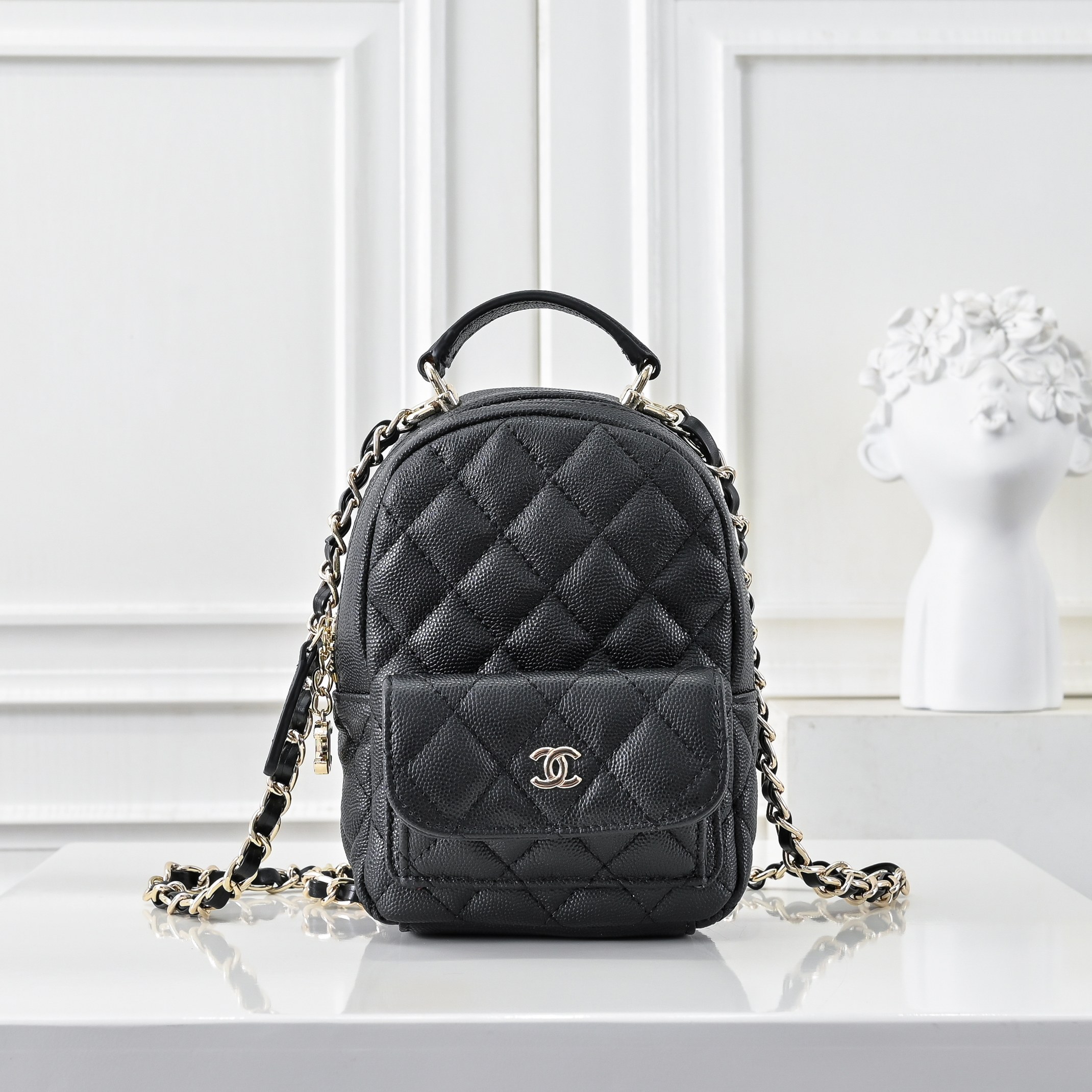 【シャネル】mini  12.5/19/7cm