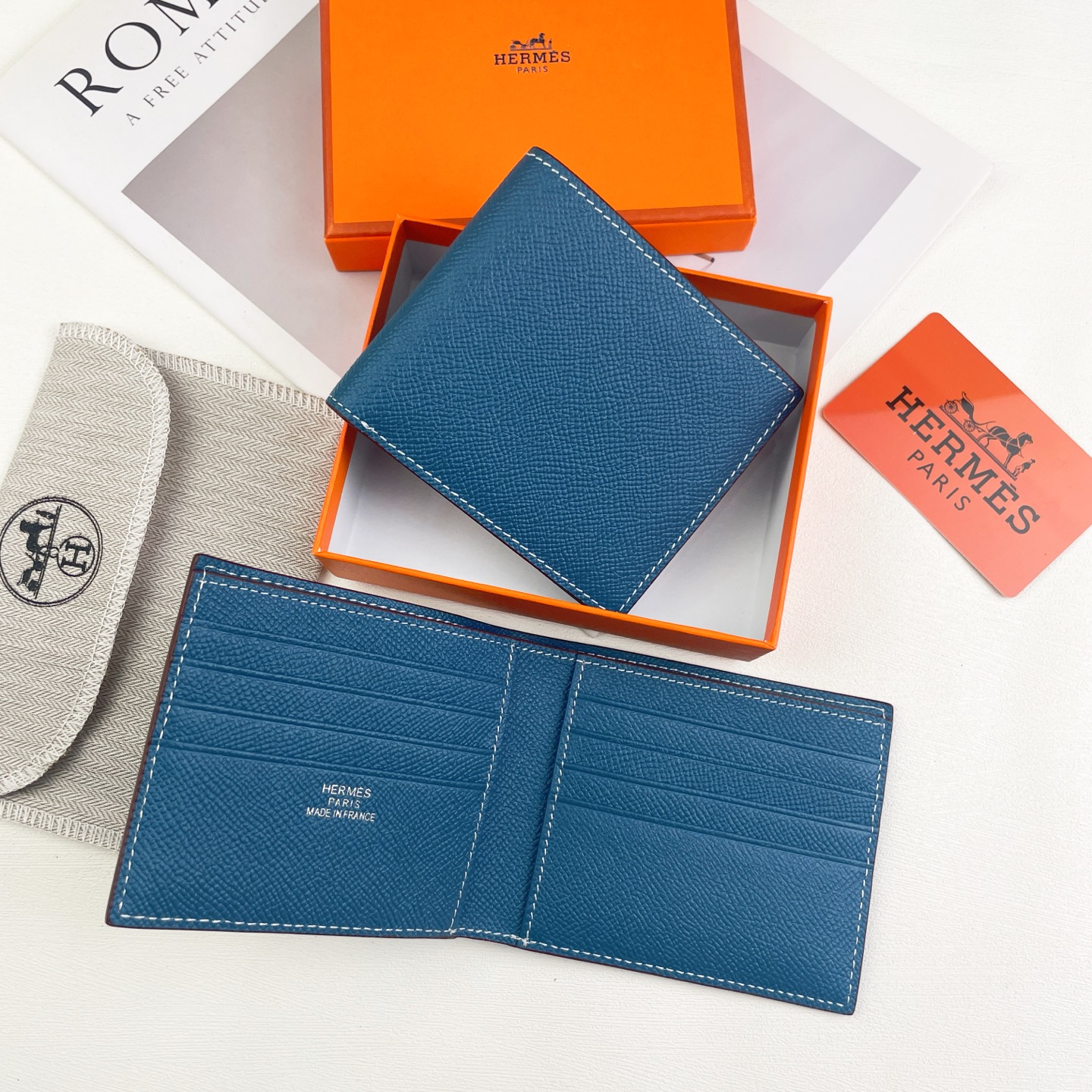 【Hermes 】11 x 9.2 x 2.2CM