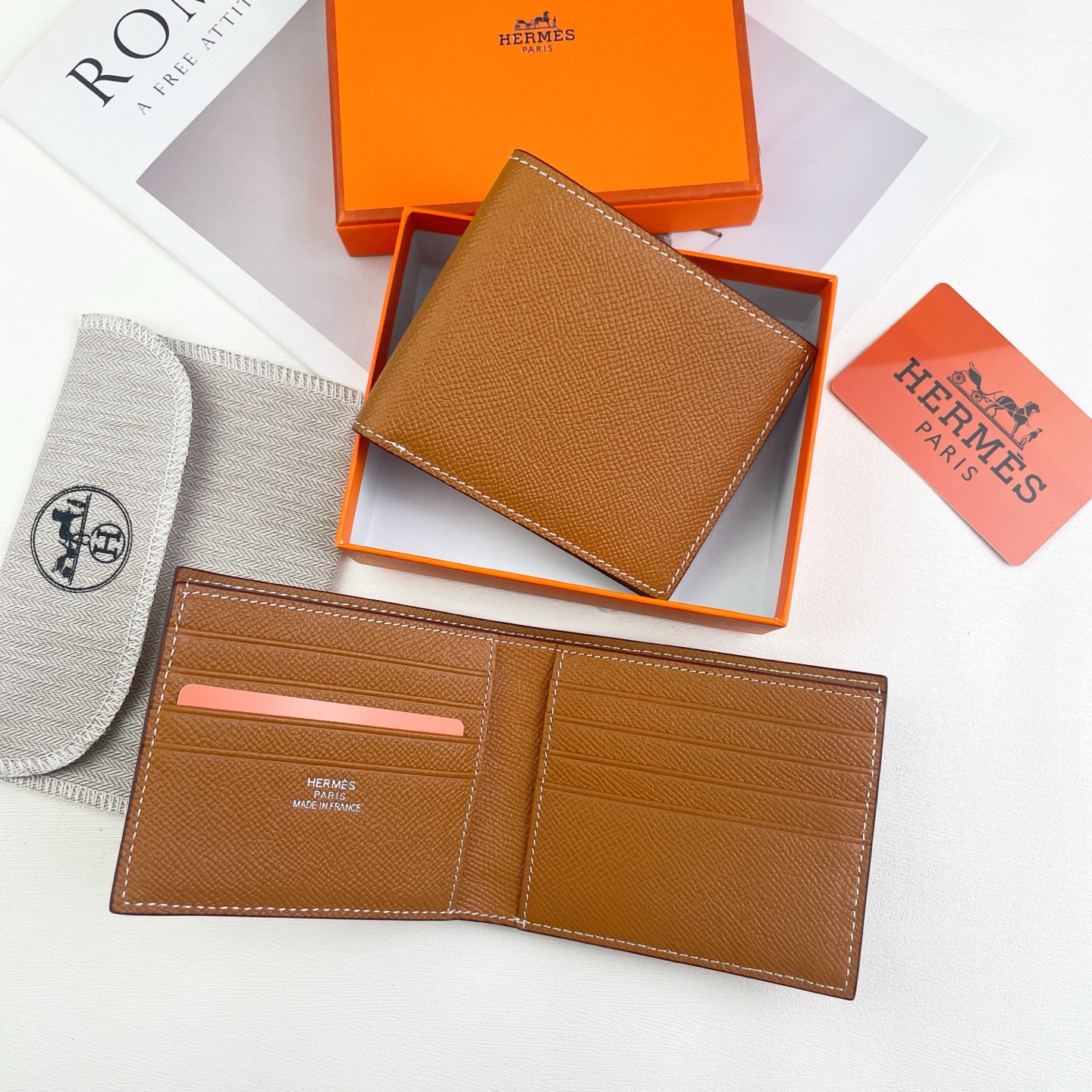 【Hermes 】11 x 9.2 x 2.2CM