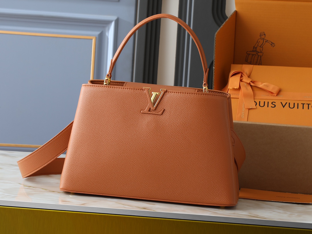 【LOUIS VUITTON】Capucines Souple 38.0 x 23.0 x 16.0 cm