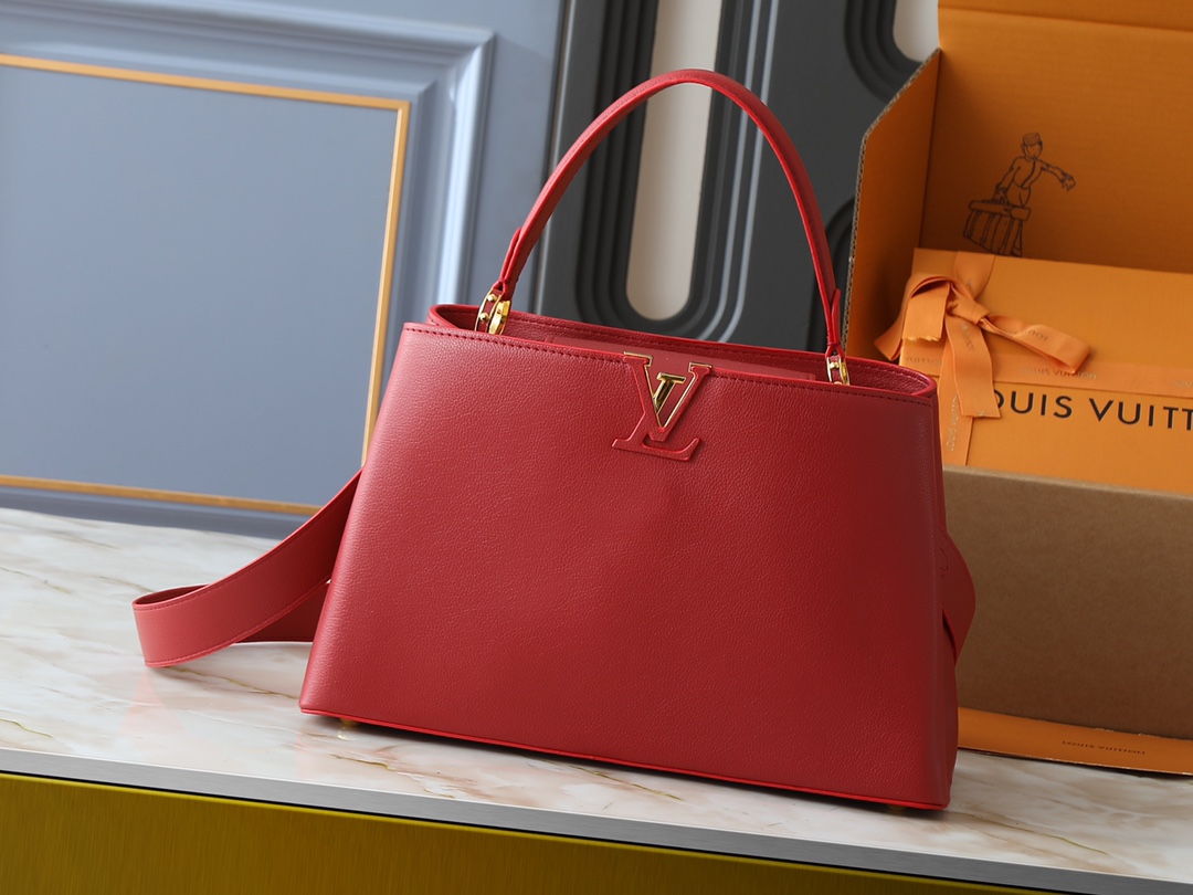【LOUIS VUITTON】Capucines Souple 38.0 x 23.0 x 16.0 cm