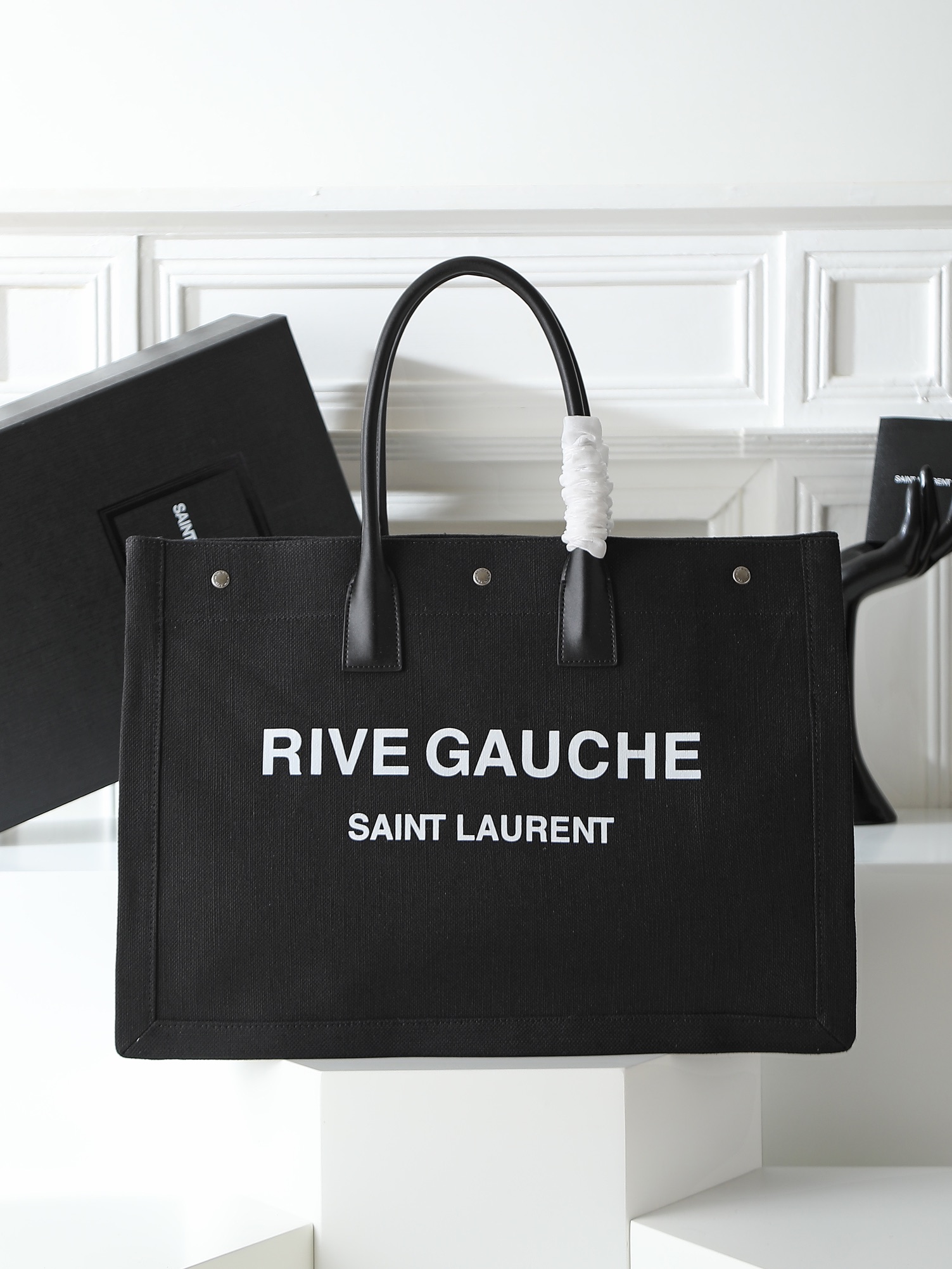 【Yves Saint Laurent】Rive Gauche Tote Bag