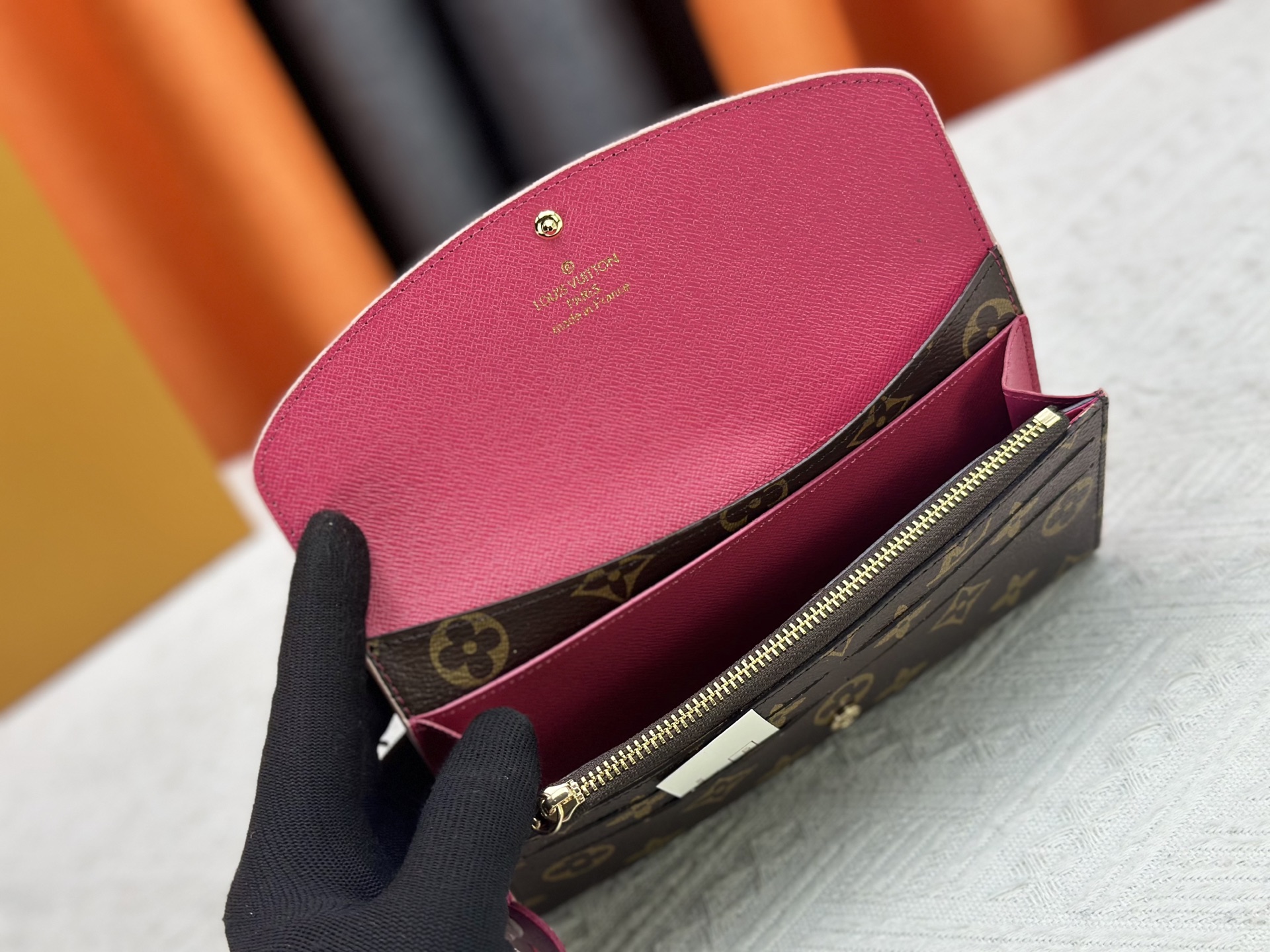 【LOUIS VUITTON】Emilie 19.0 x 10.0 x 2.0 cm