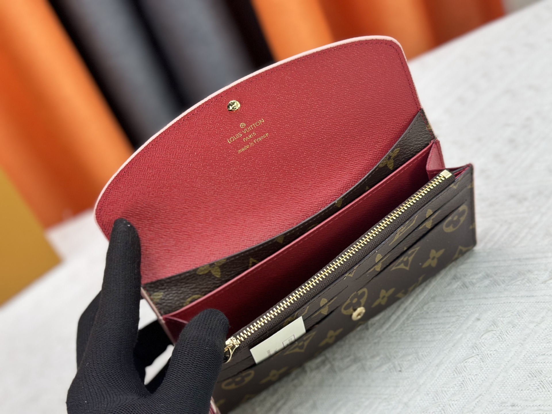 【LOUIS VUITTON】Emilie 19.0 x 10.0 x 2.0 cm
