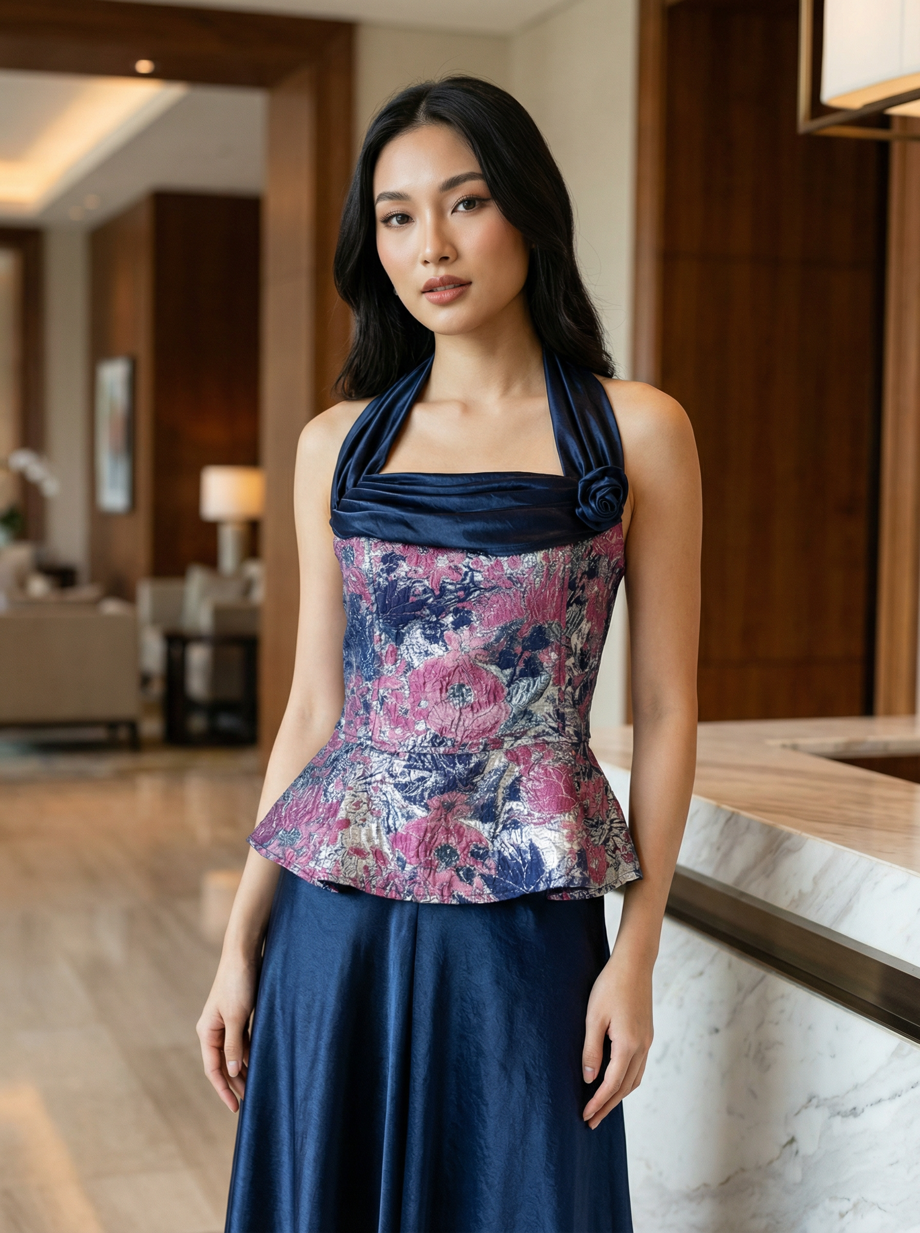 【花蔓缎梦】【LBP独家新年系列】优雅气质风两件套 (ST21597)